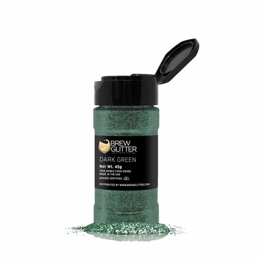 Dark Green Brew Glitter® | #1 Brand for beer, cocktail & wine glitter!