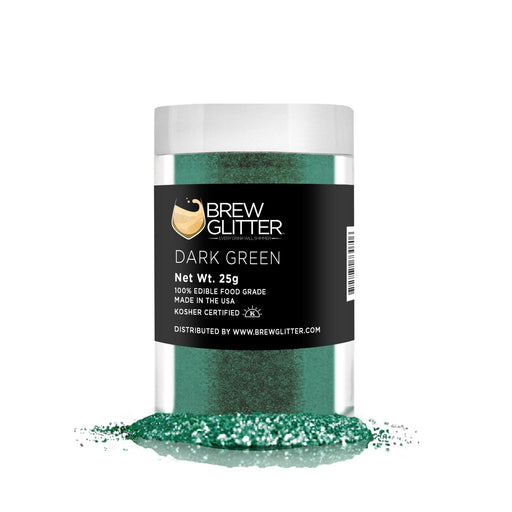 Dark Green Brew Glitter® | Buy edible beverage glitter in bulk!