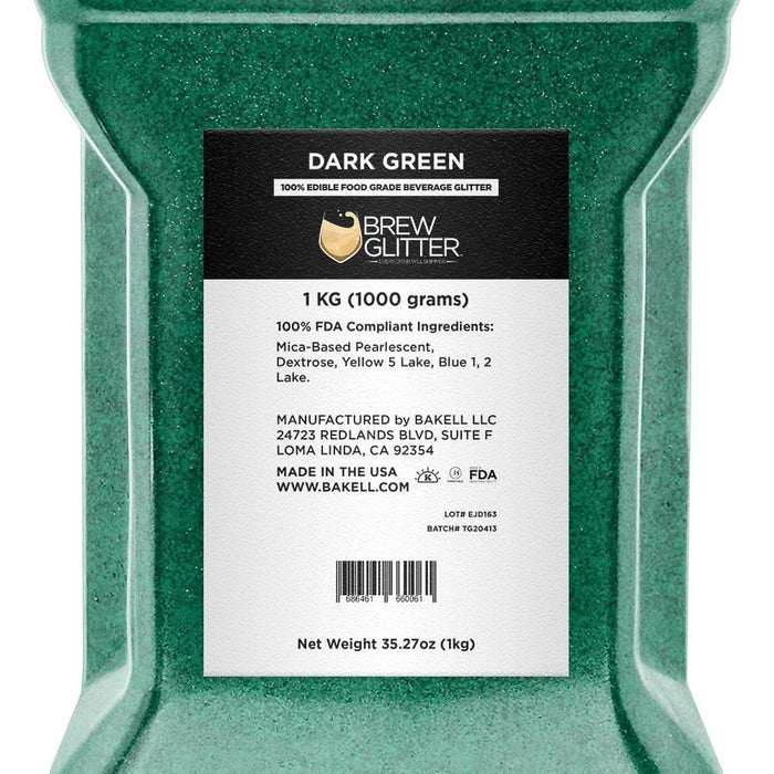 Dark Green Brew Glitter Wholesale | Bakell