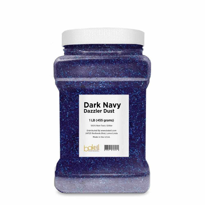 Dark Navy Dazzler Dust Bulk Sizes | #1 Site for Bulk Glitter
