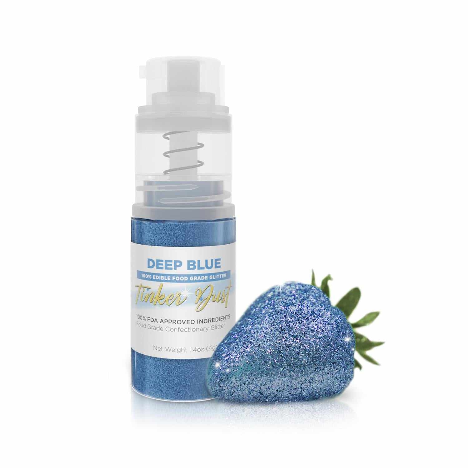 Deep Blue Tinker Dust | Edible Glitter Mini Spray Pumps