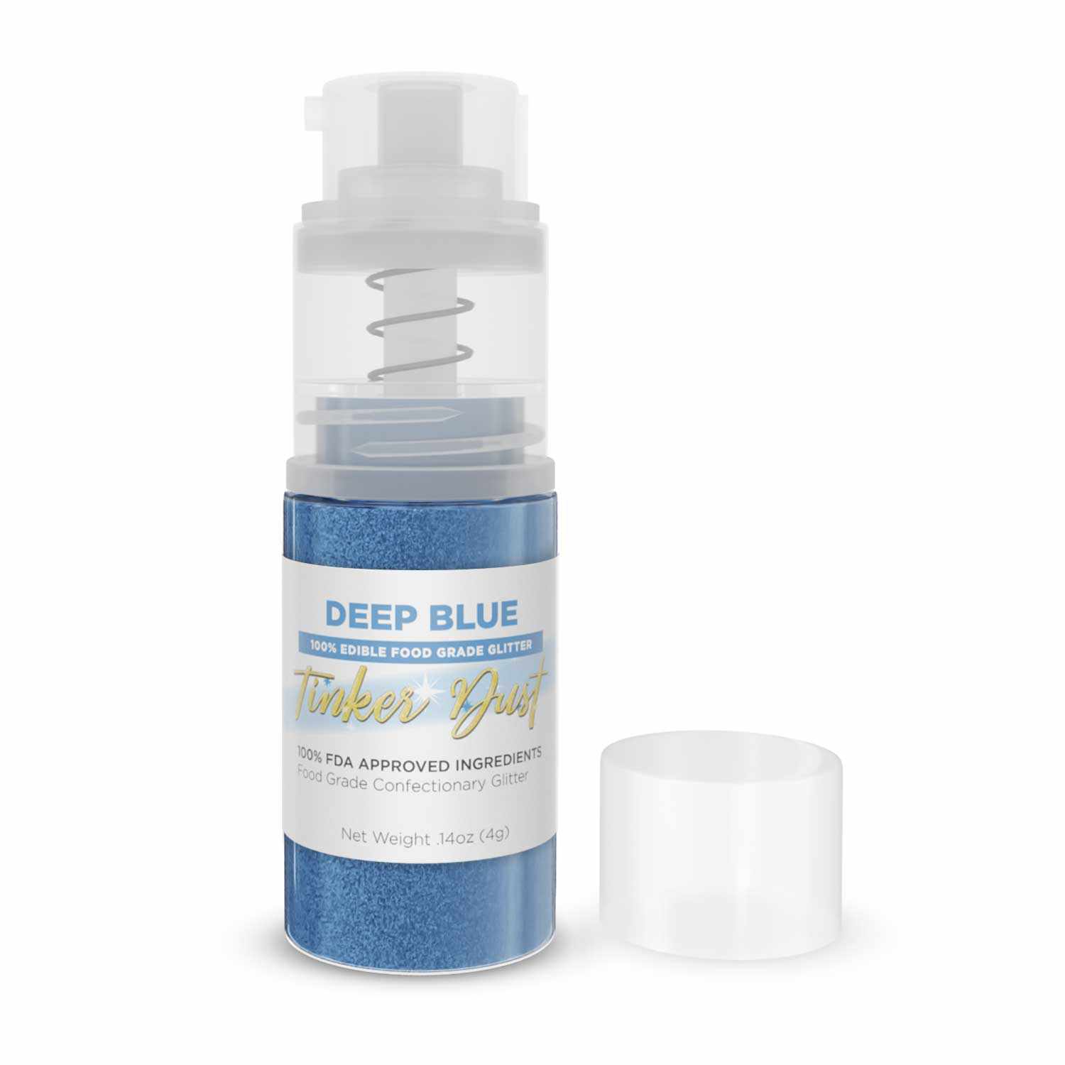 Deep Blue Tinker Dust | Edible Glitter Mini Spray Pumps