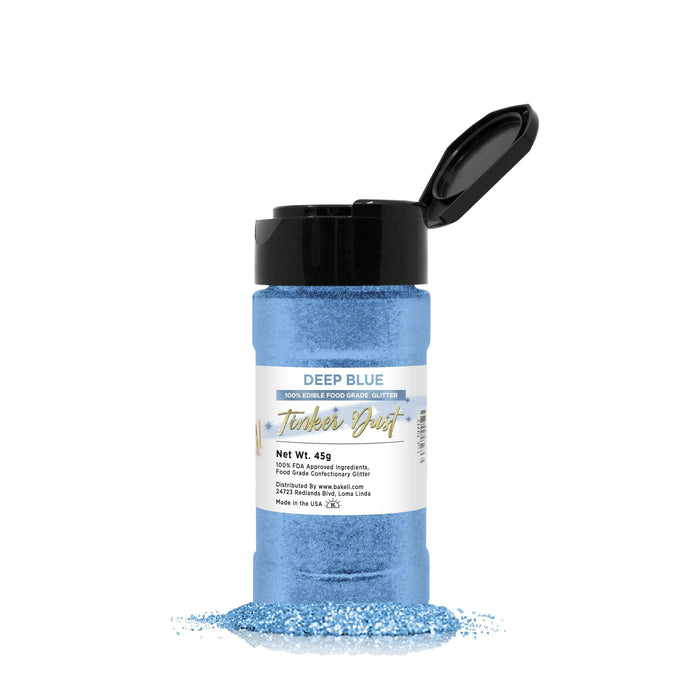 Deep Blue Tinker Dust® Edible Glitter 45g Shaker | Bakell.com