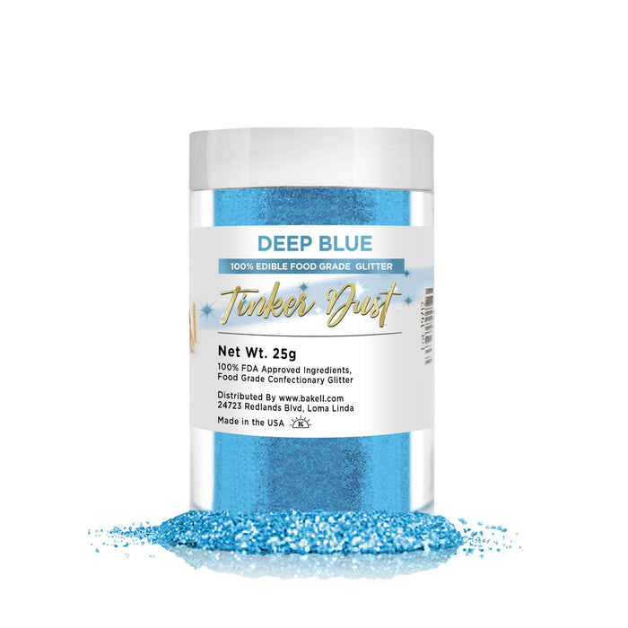 Deep Blue Tinker Dust, Bulk | #1 Site for Edible Glitters & Dusts