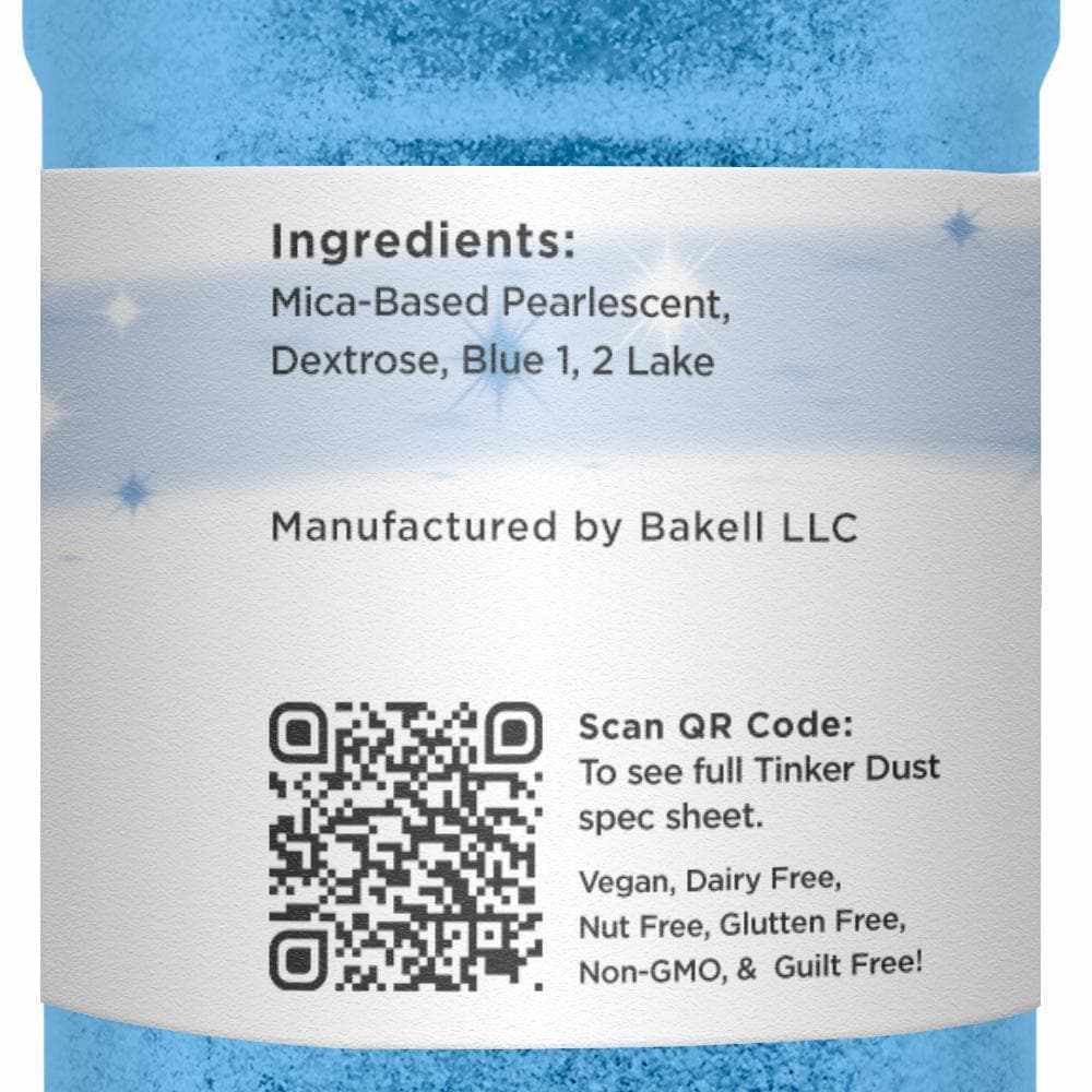 Deep Blue Tinker Dust® Edible Glitter 45g Shaker | Bakell.com