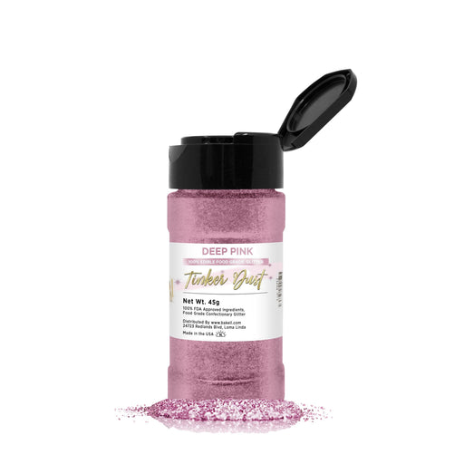Deep Pink Tinker Dust glitter 45g Shaker  | Bakell