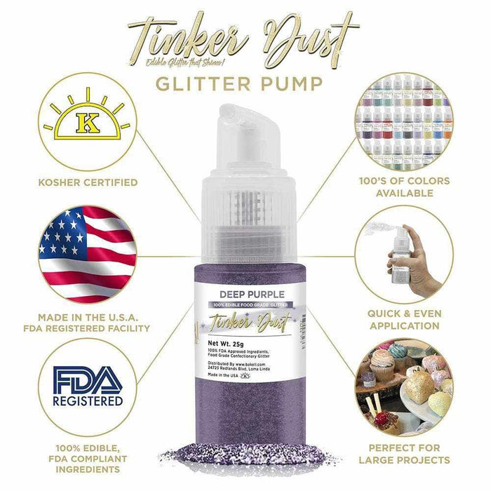 Buy Deep Purple  Glitter Spray Pump | Tinker Dust® | Bakell