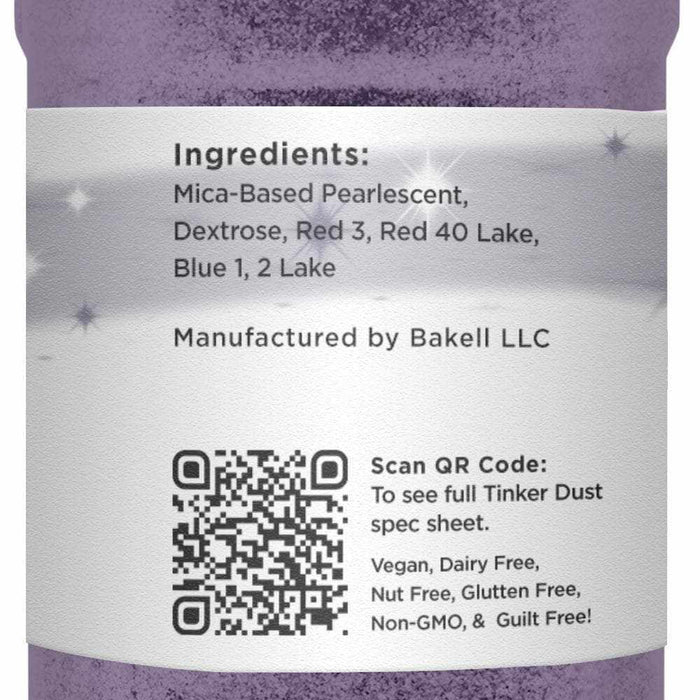 Deep Purple Tinker Dust glitter 45g Shaker  | Bakell