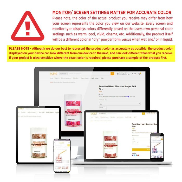 Infographic addressing Monitor/Screen Settings | bakell.com