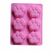 Dog and Puppy Paw Prints Decorating Silicone Mold | Bakell.com