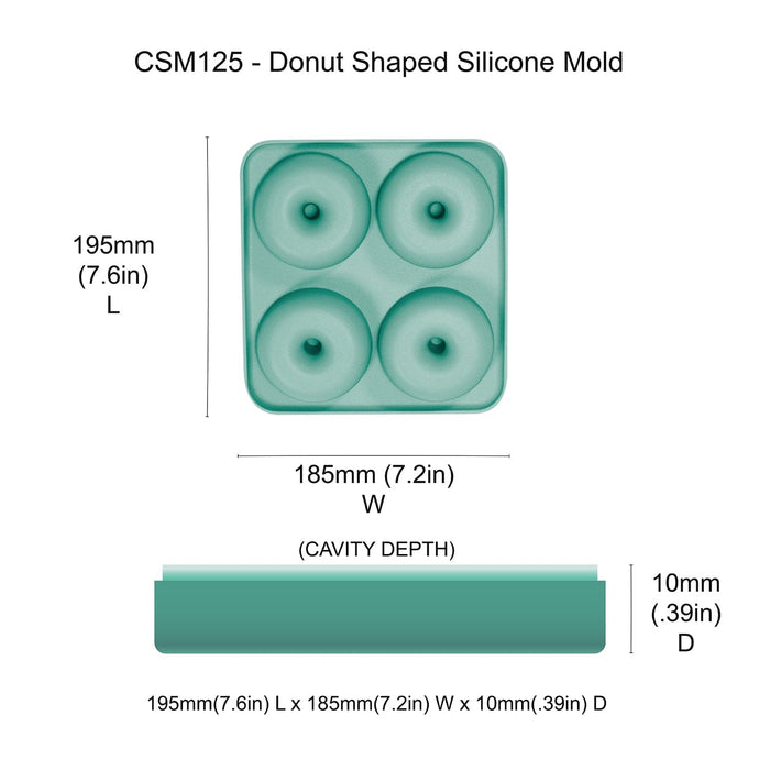 Donut Shaped Mold | Silicone Non-Stick Molds | Bakell