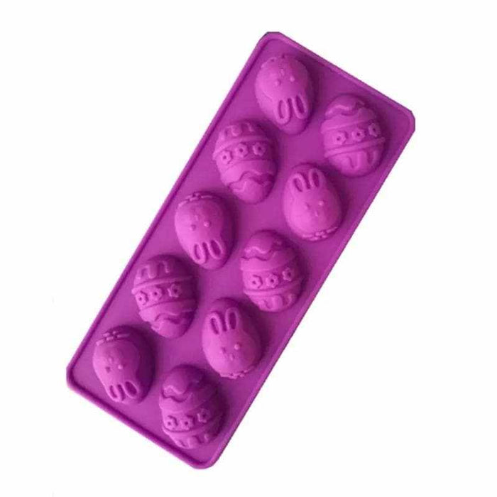 Easter Egg Variety Shapes Silicone Mold | Large | Bakell