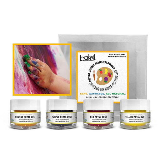 Set B Edible Baby Finger Paint | 100% Natural Purple Set | Bakell