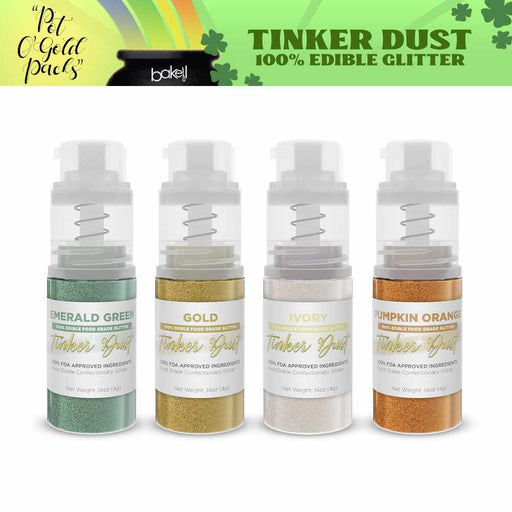 Enjoy St. Patricks Edible Glitter Spray Edible Glitter Decorating Kits