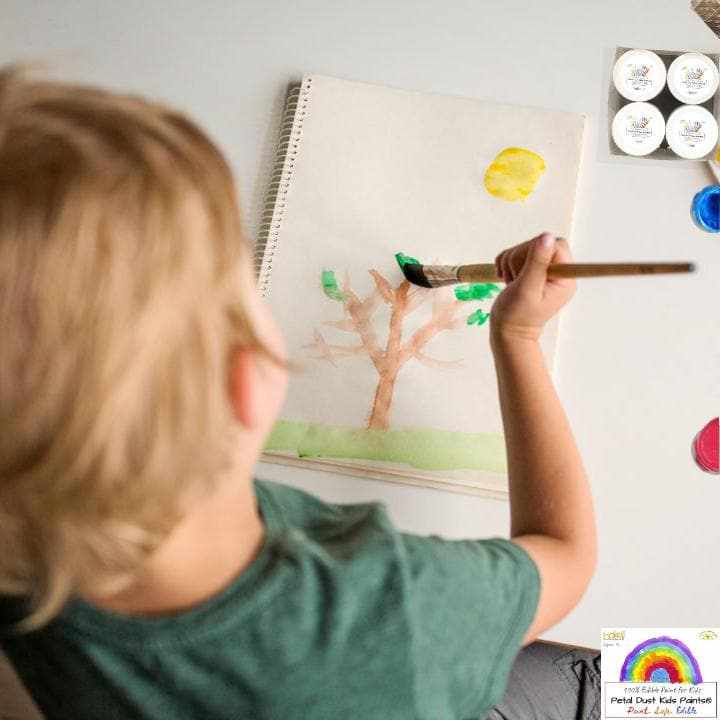 Buy Edible Kids Paint & Paint Brush Set For Kids | Bakell