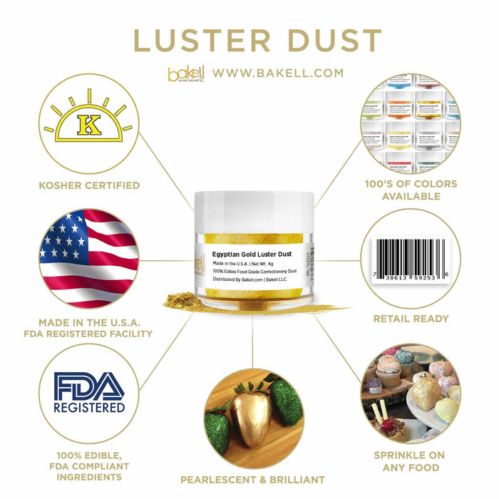 Egyptian Gold Luster Dust Wholesale | Bakell