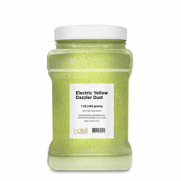 Bulk Size 25g Electric Citrus Yellow Dazzler Dust | Bakell