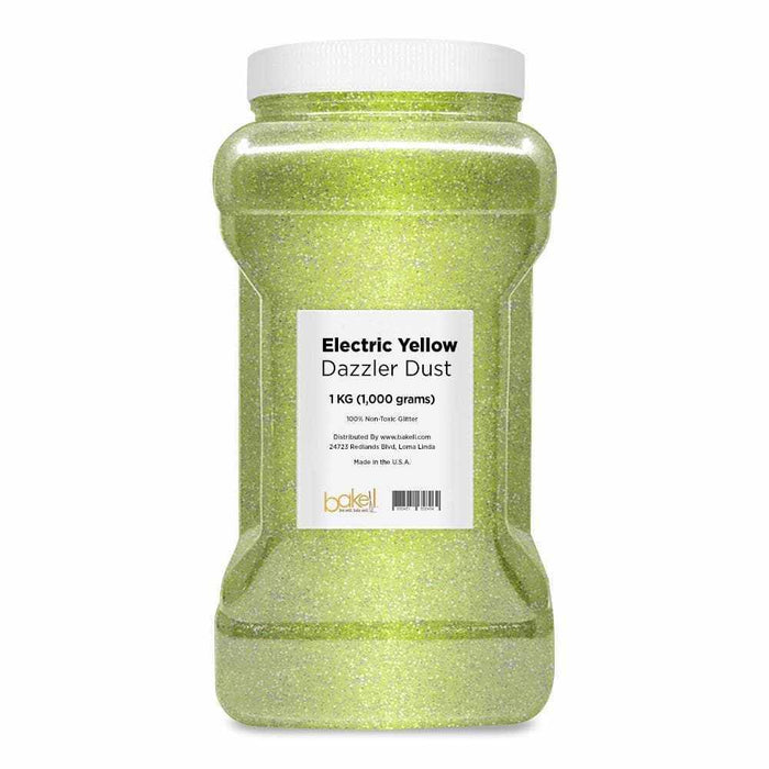 Bulk Size 25g Electric Citrus Yellow Dazzler Dust | Bakell