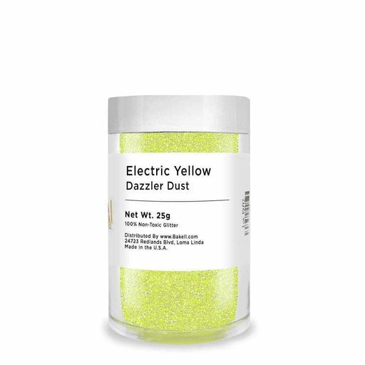 Bulk Size 25g Electric Citrus Yellow Dazzler Dust | Bakell