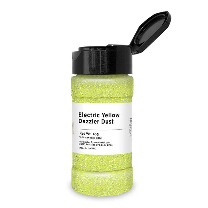 Bulk Size 25g Electric Citrus Yellow Dazzler Dust | Bakell