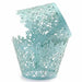 Emerald Blue Floral Lace Cupcake Wrappers & Liners  | Bakell® Baking Products