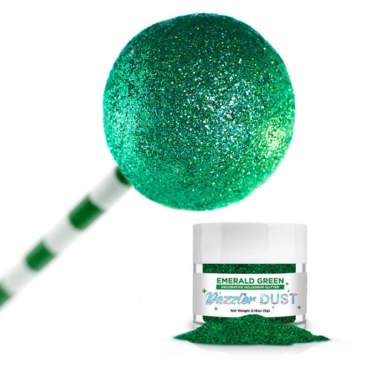 Emerald Green Dazzler Dust® 5 Gram Jar-Dazzler Dust_5G_Google Feed-bakell