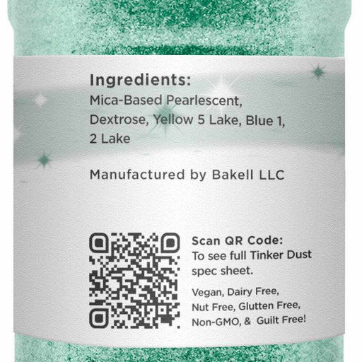 Emerald Green Tinker Dust® Edible Glitter 45g Shaker | Bakell.com