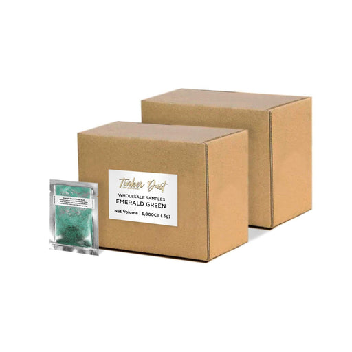 Emerald Green Tinker Dust Glitter Sample Packs Wholesale | Bakell