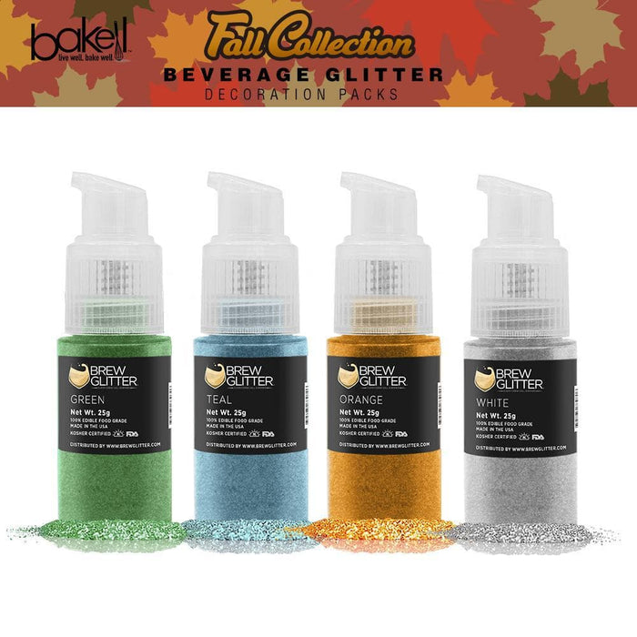 Buy 4 PC Fall Edible Brew Glitter Spray Set B | Bakell