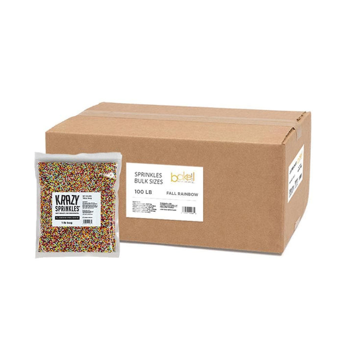 Fall Rainbow Mix Mini Beads by Krazy Sprinkles®| Wholesale Sprinkles
