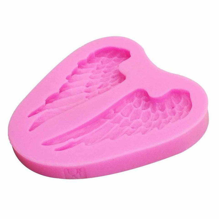 Buy 2.5 Inch Feathered Angel Wings Silicone Mold | Bakell