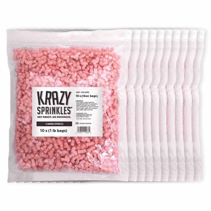 Flamingo Shaped Sprinkles – Krazy Sprinkles® Bakell.com