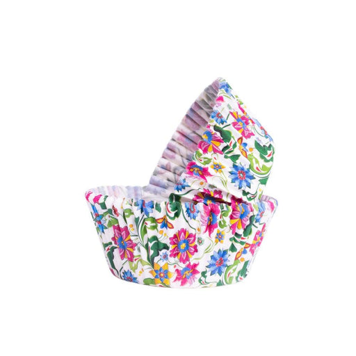 Floral Print Standard Size Cupcake Wrappers & Liners  | Bakell® Baking Products