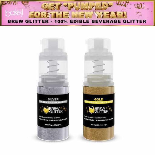 Purchase Get Pumped For New Years Brew Glitter Mini Pumps | Kosher 