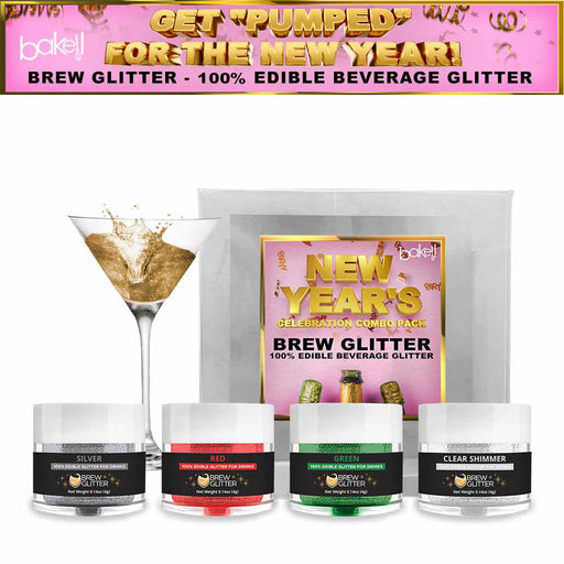 Get Pumped For New Years Collection Brew Glitter Combo Pack B (4 PC SET)-Brew Glitter_Pack-bakell