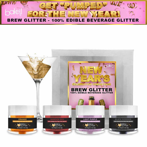 Get Pumped For New Years Collection Brew Glitter Combo Pack D (4 PC SET)-Brew Glitter_Pack-bakell