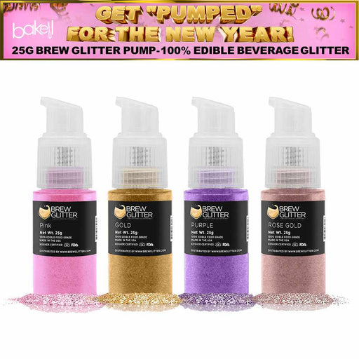 Get Pumped For New Years Collection Brew Glitter Pump Combo Pack A (4 PC SET)-Brew Glitter Pump_Pack-bakell