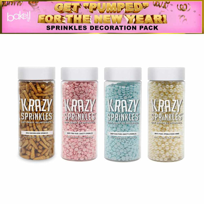 Combo Pack B  Krazy Sprinkles - New Year's Collection - Bakell