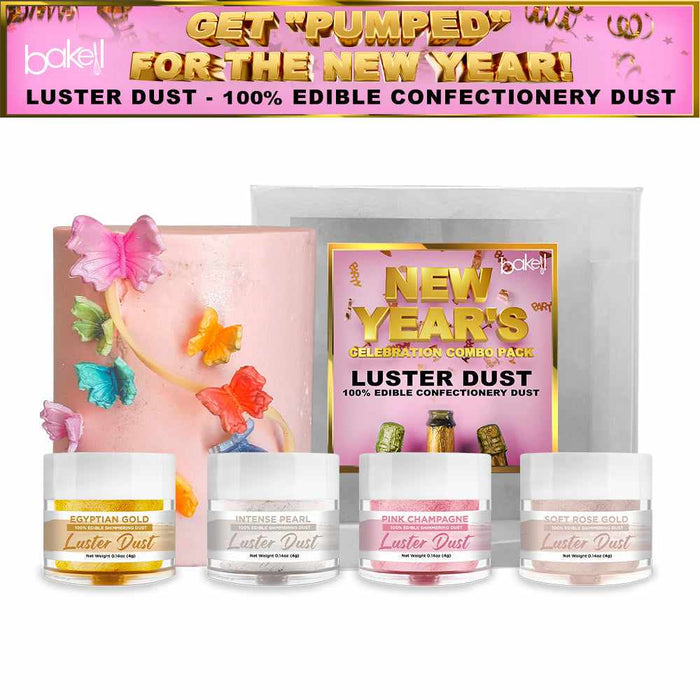 Get Pumped For New Years Collection Luster Dust Combo Pack B (4 PC SET)-Luster Dust_Combo Pack-bakell