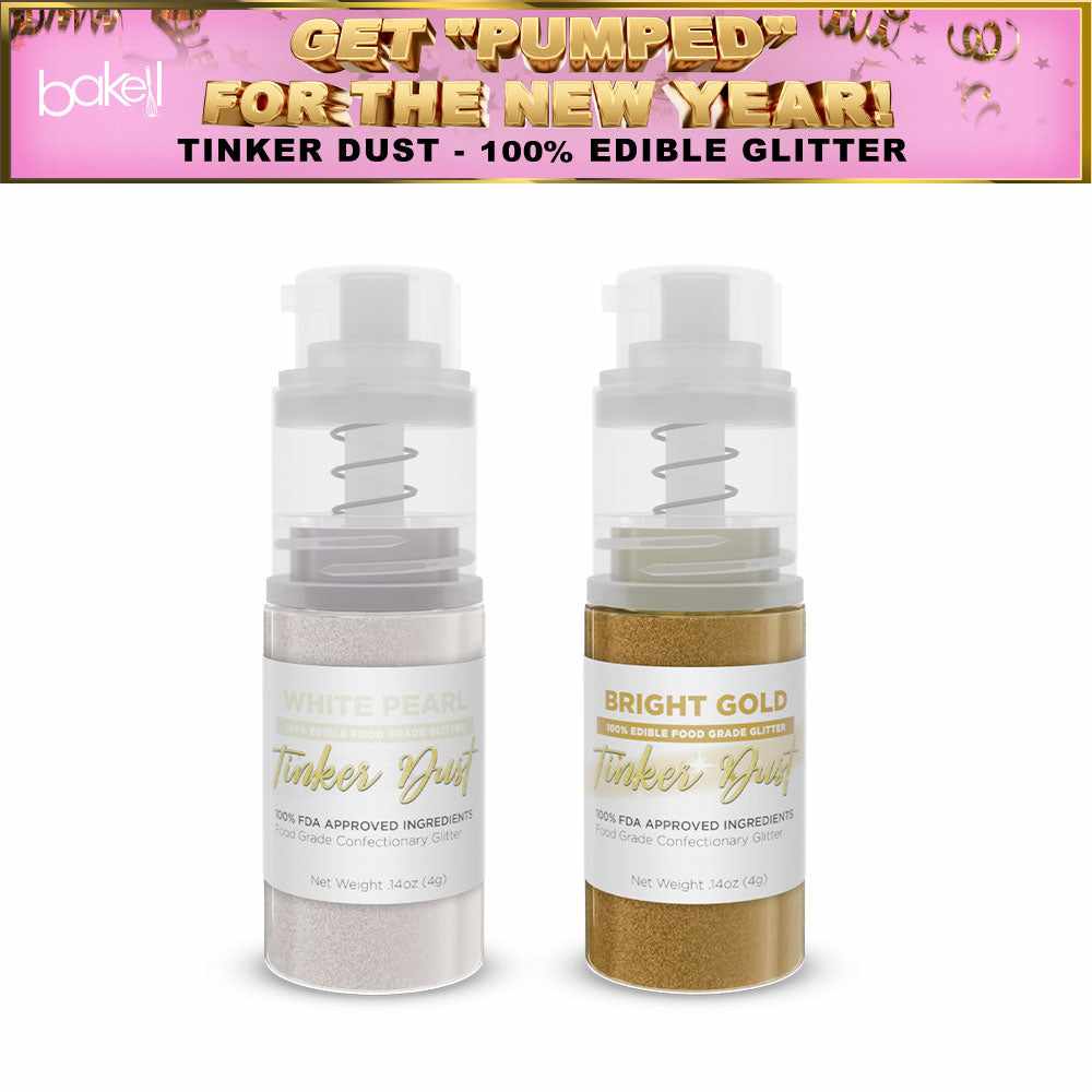 2023 New Years Tinker Dust Mini Pumps Combo | Kosher Food Glitter