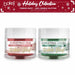 Christmas Green and Red Tinker Dust edible glitter 5g jars.