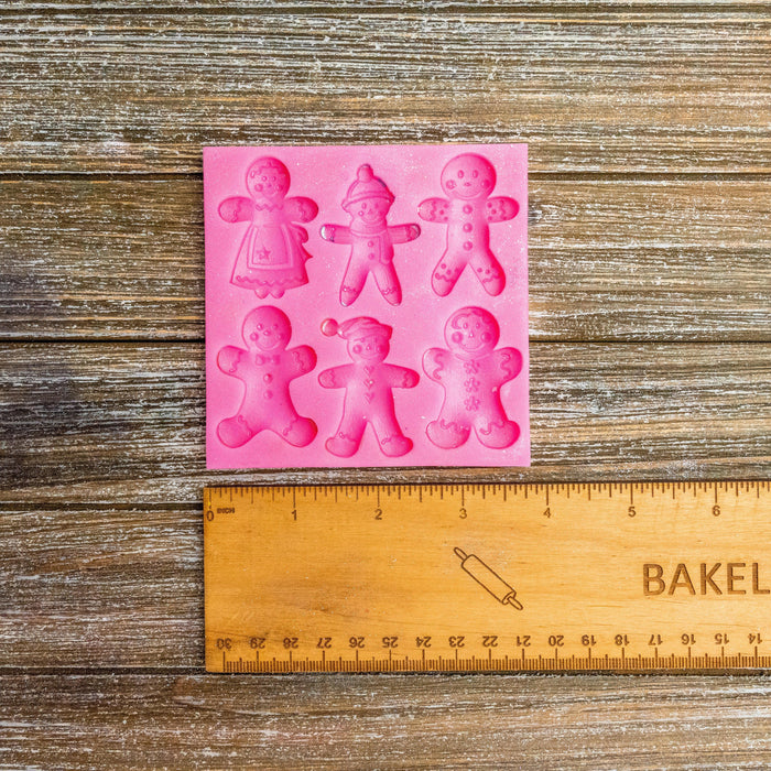 Gingerbread Men Silicone Mold - Bakell.com