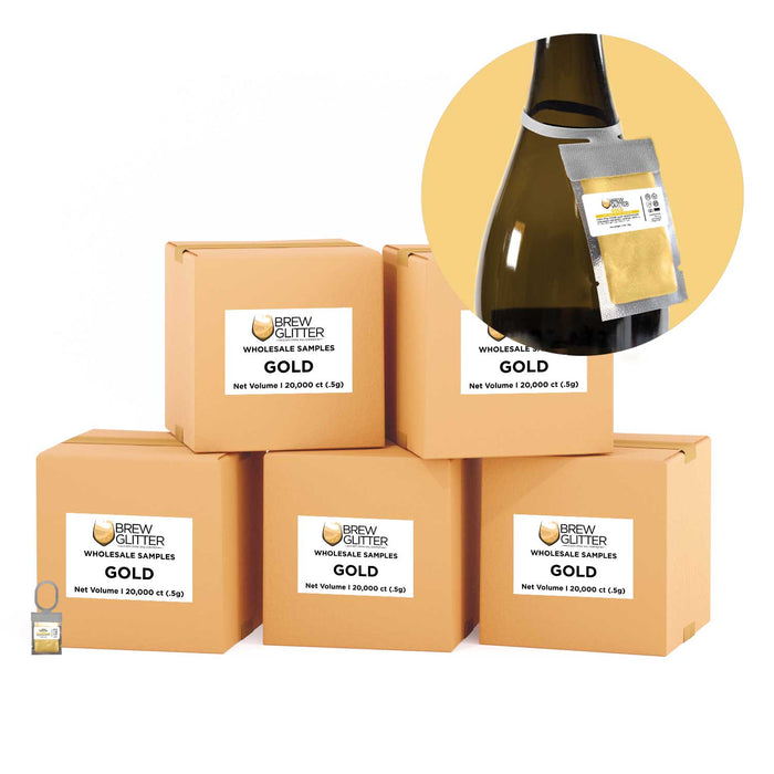 Gold Brew Glitter Wholesale Hang Tag Necker | Bakell