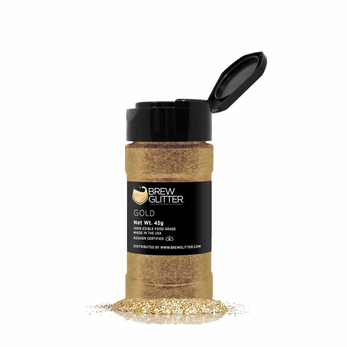 Buy Gold Brew Glitter® 45g Shaker | Easy to Use | Bakell