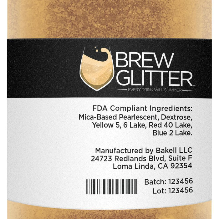 Gold Brew Glitter Private Label | Your Brand | Bakell
