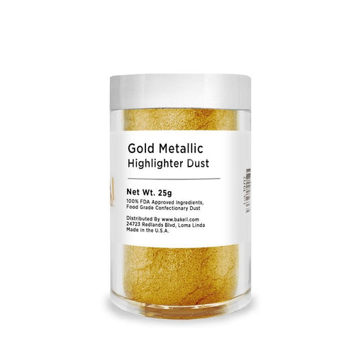 Gold Metallic Highlighter Dust, Bulk | #1 Site for Edible Glitters & Dusts