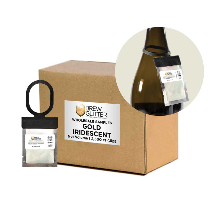 Gold Wholesale Iridescent Brew Glitter Necker | Bakell