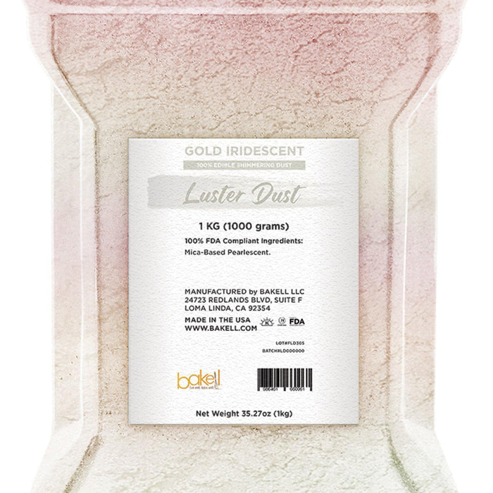 Gold Iridescent Luster Dust Wholesale | Bakell
