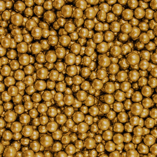 Gold Pearl 4mm Sprinkle Beads-Krazy Sprinkles_HalfCup_Google Feed-bakell