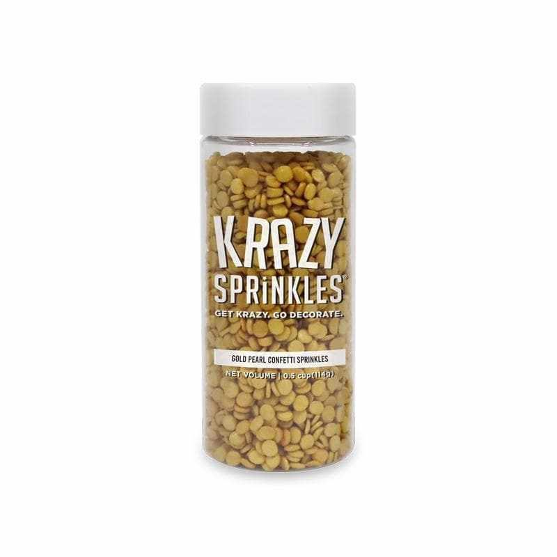 Gold Pearl Confetti Sprinkle, Krazy Sprinkles